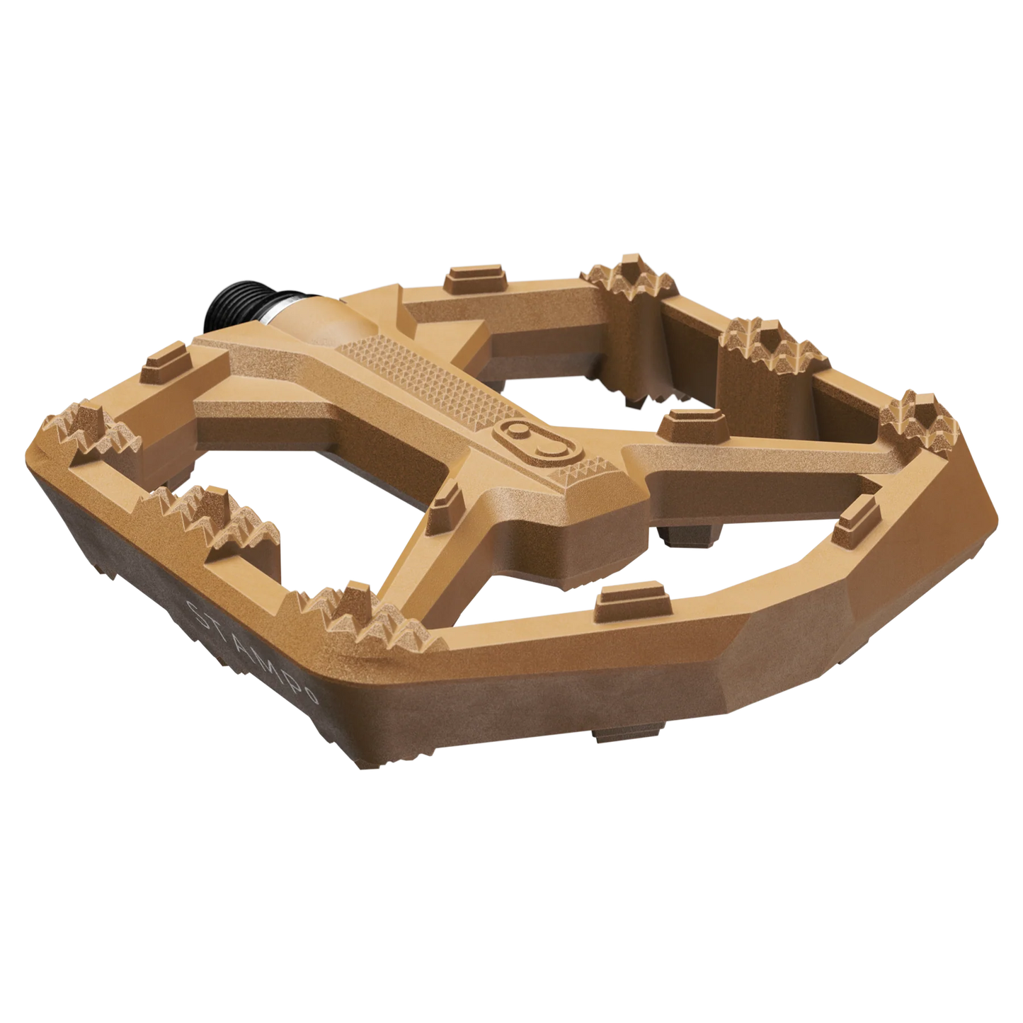 Litteät polkimet CRANKBROTHERS STAMP 0 Suuri ruskea