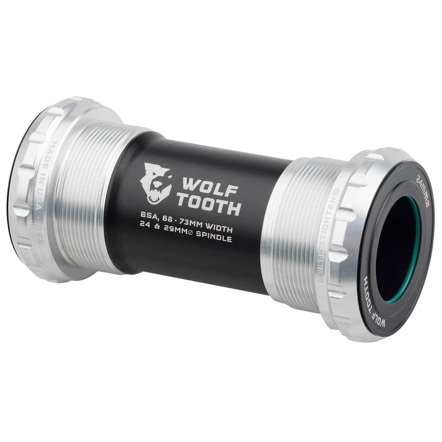 WOLFTOOTH BSA 24mm Raw Silver kampiakseli