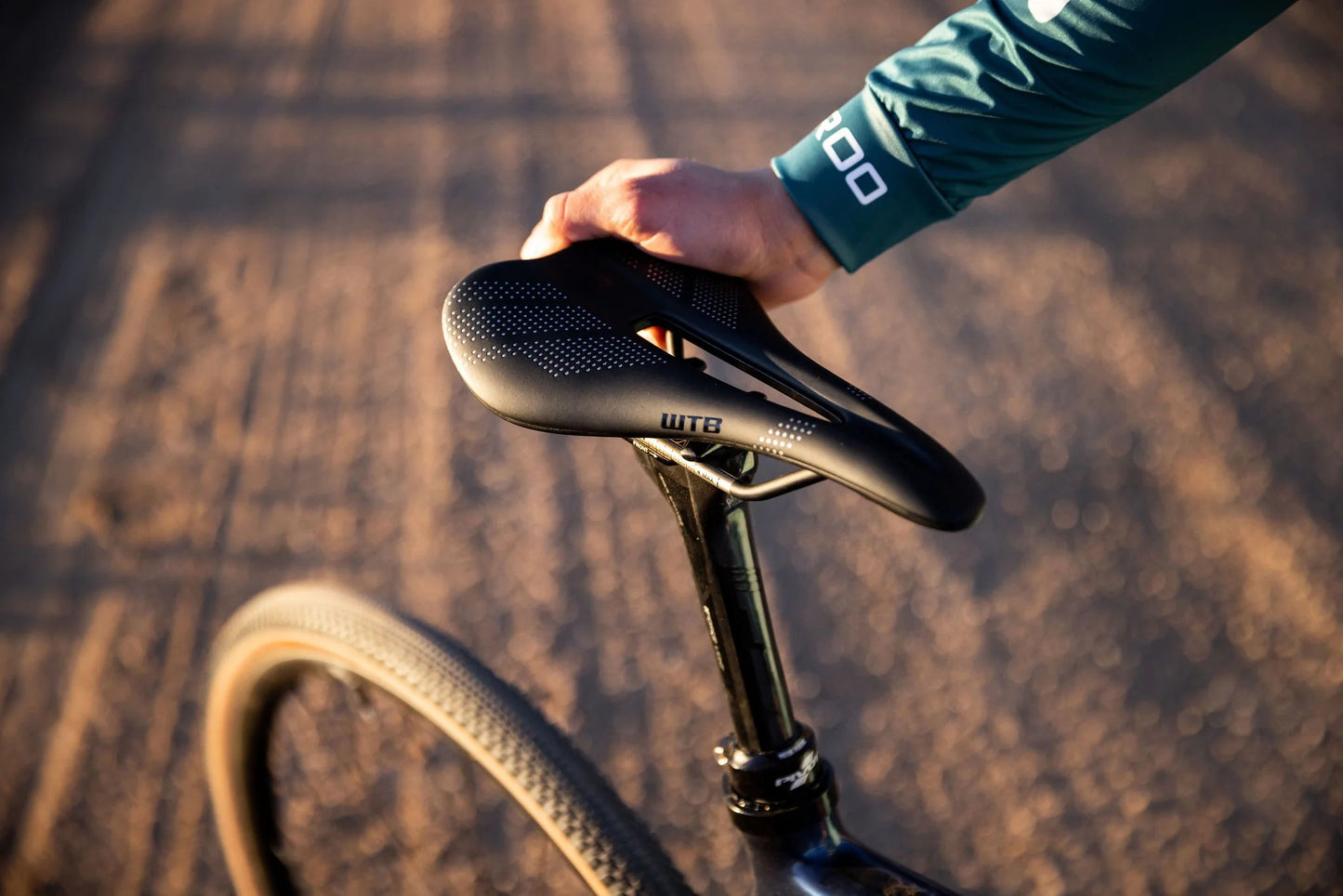 WTB GRAVELIER 140mm Carbon Satula Rails Musta