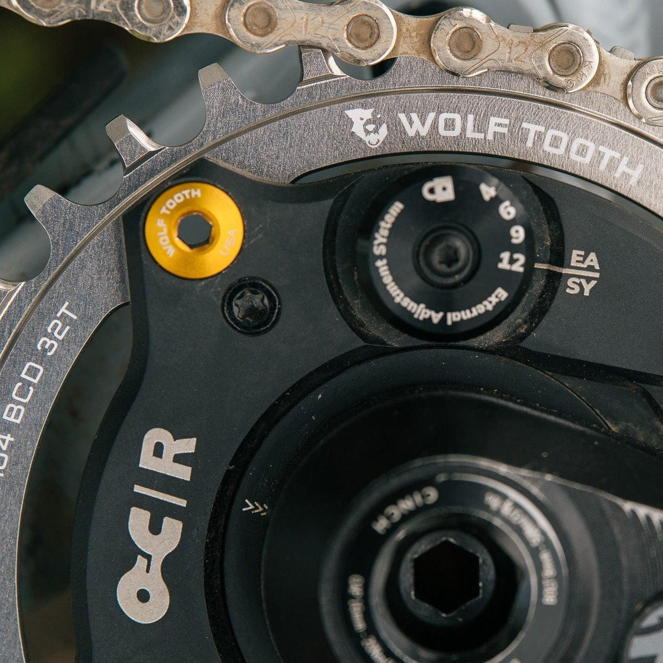 WOLF TOOTH DROP-STOP B 104mm Raw Silver Mono kansi