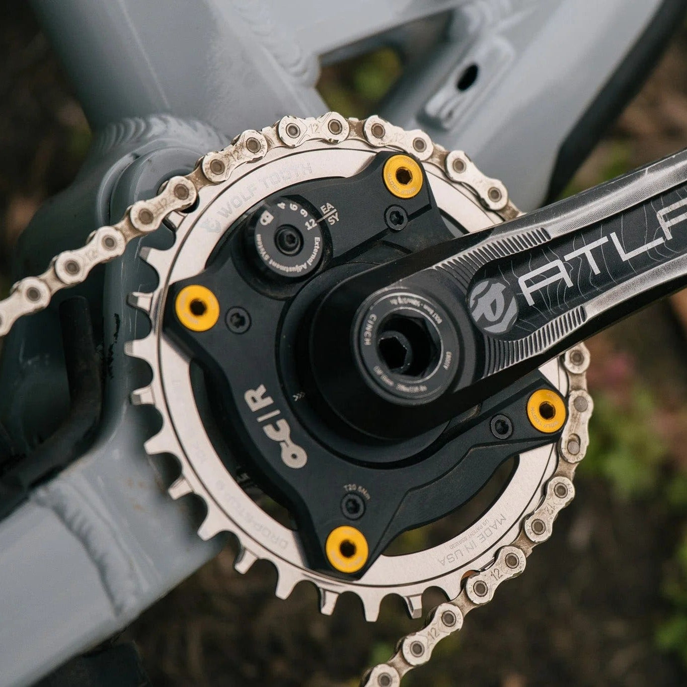 WOLF TOOTH DROP-STOP B 104mm Raw Silver Mono kansi