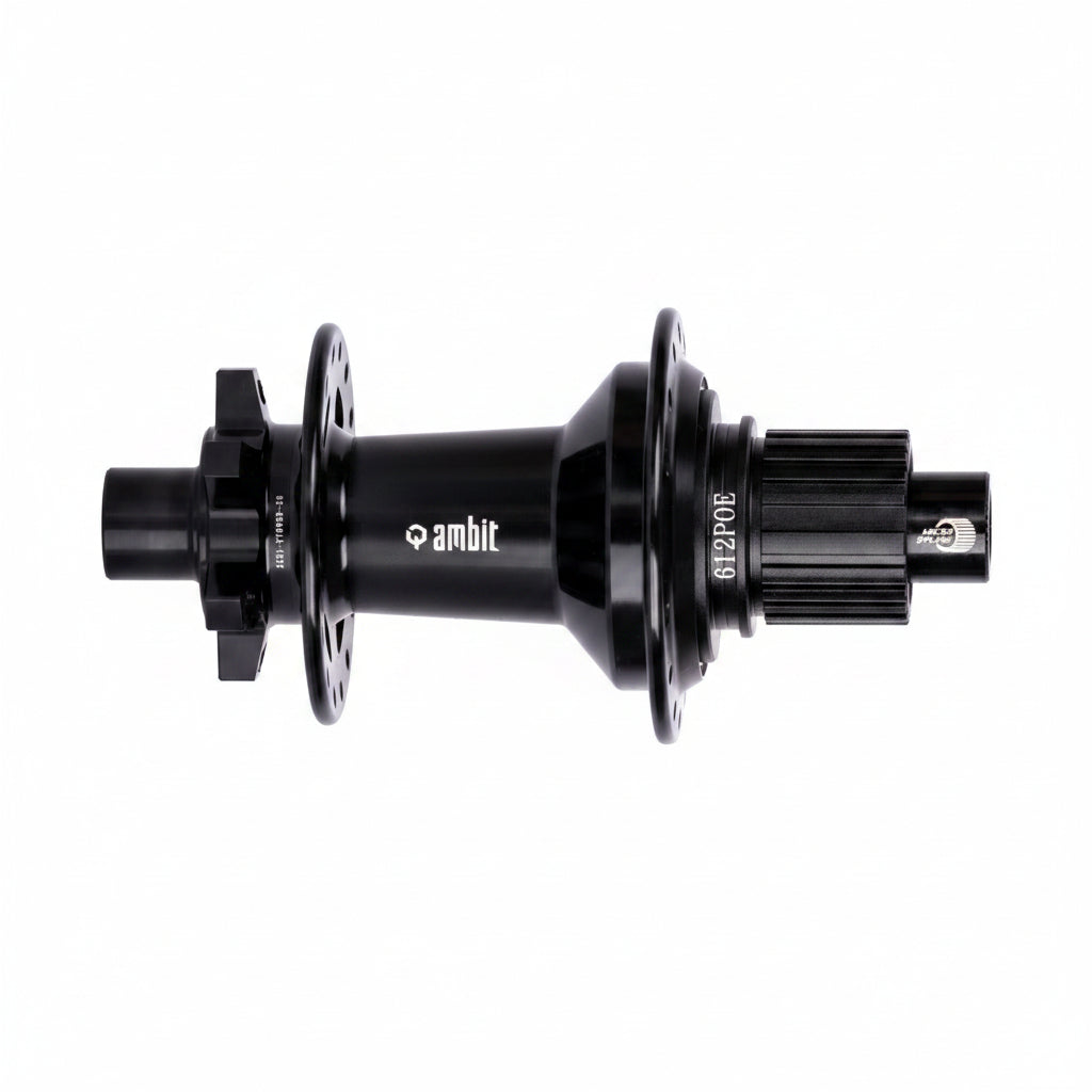 AMBIT REALM 12x148mm Boost Centerlock POE 612 takapyörän napa.