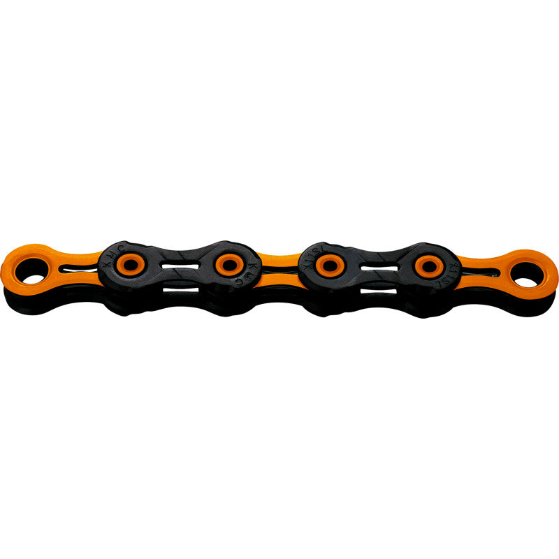 KMC DLC12 12V ketju Musta/Vahattu oranssi