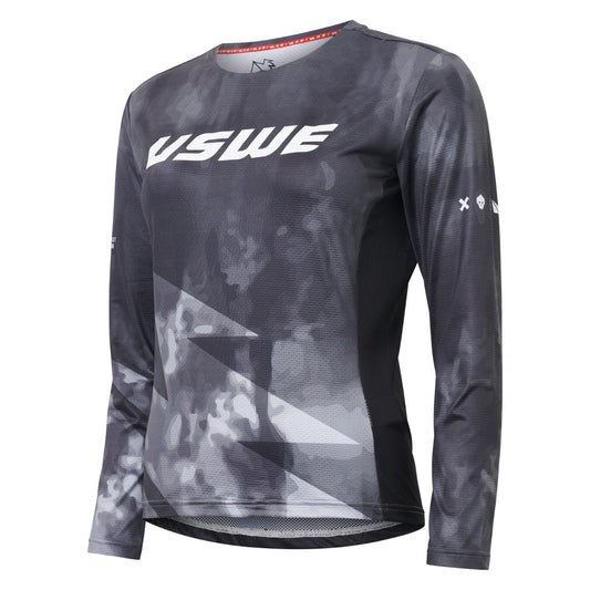 USWE LUFTIG Naisten pitkähihainen MTB Jersey Musta