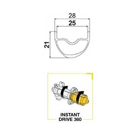 Pari MAVIC ALLROAD 1 DISC Tubeless Ready -vanteita (Center Lock)