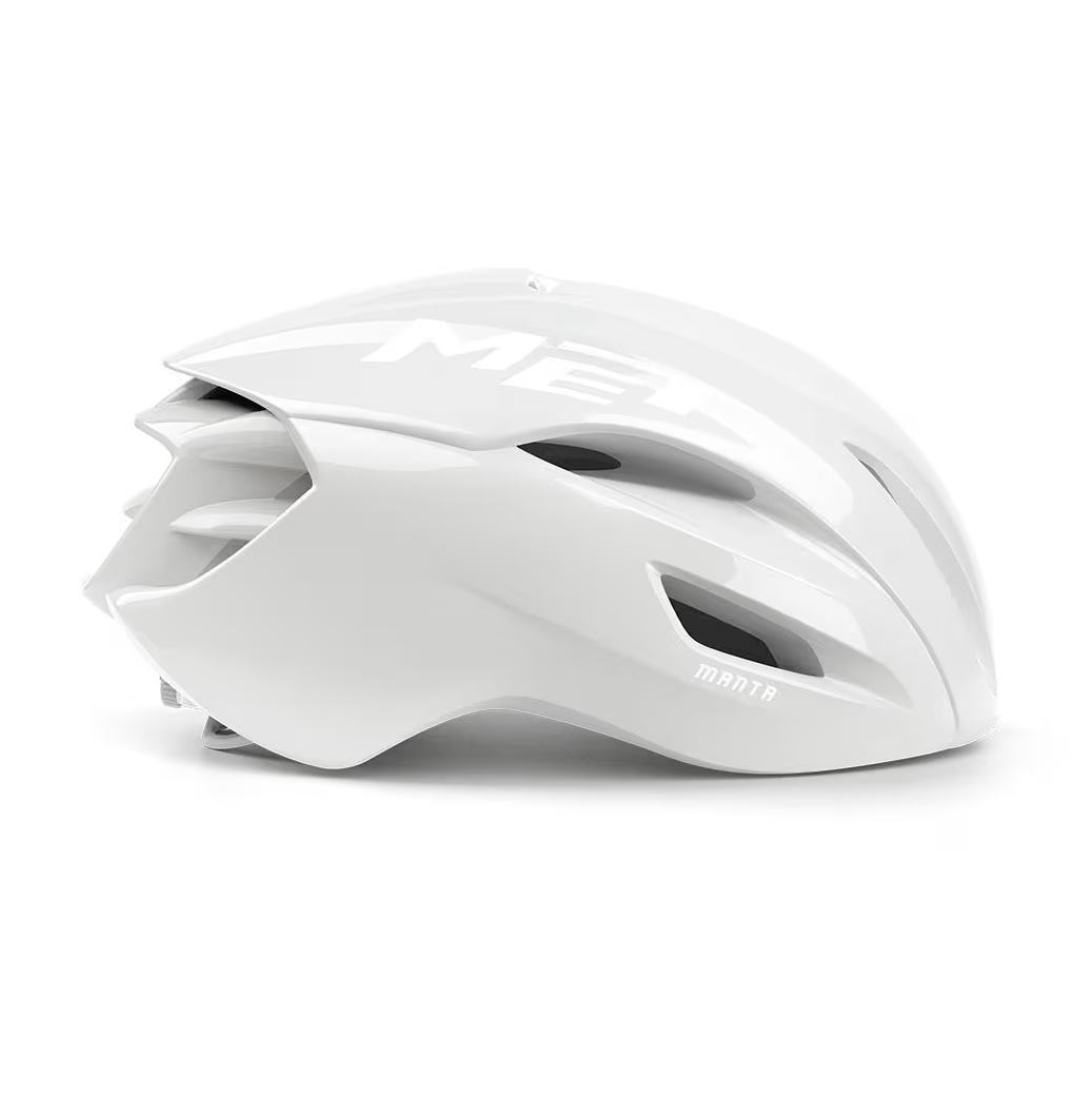 MET MANTA MIPS Absolute White Limited Edition Road kypärä