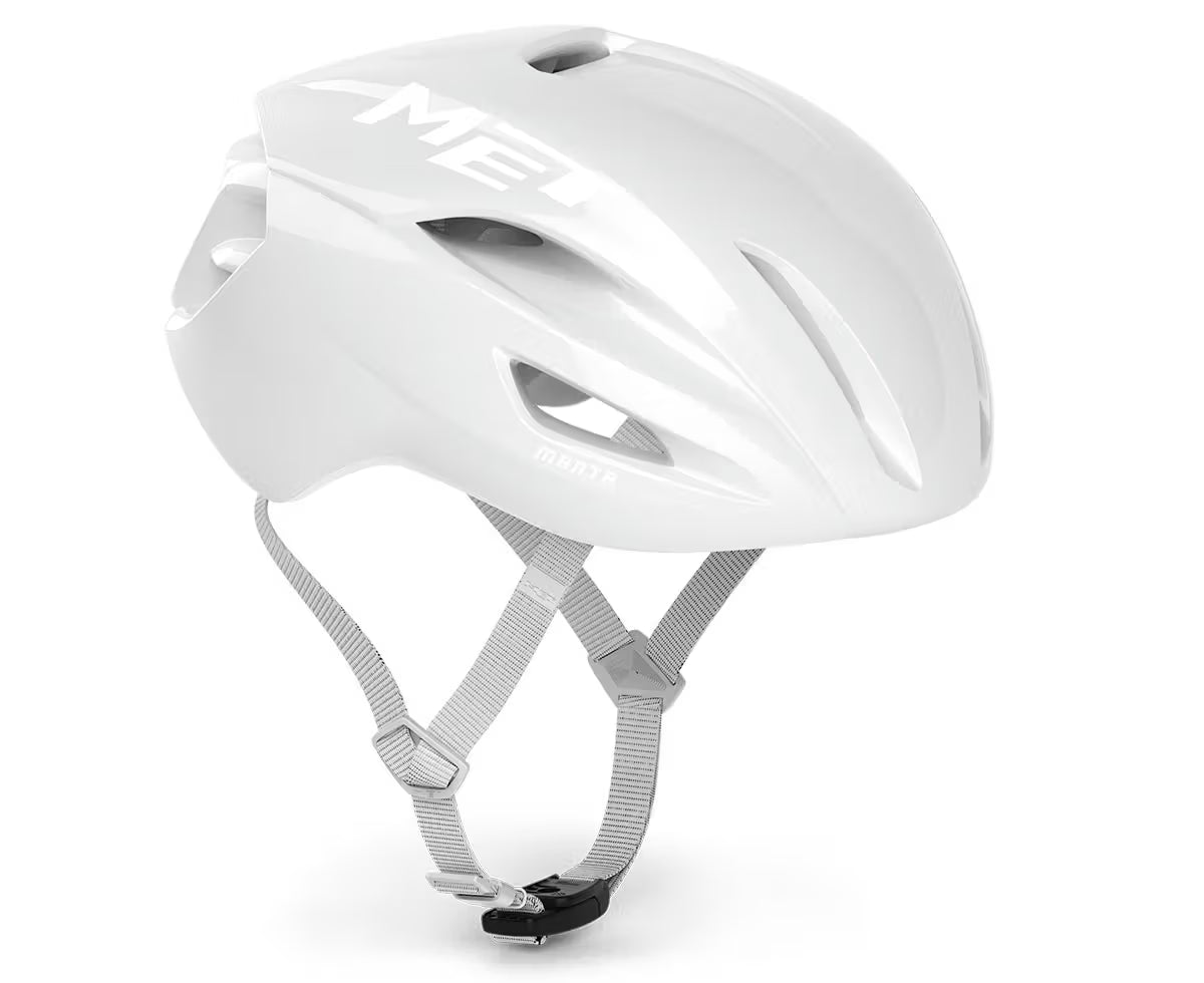 MET MANTA MIPS Absolute White Limited Edition Road kypärä