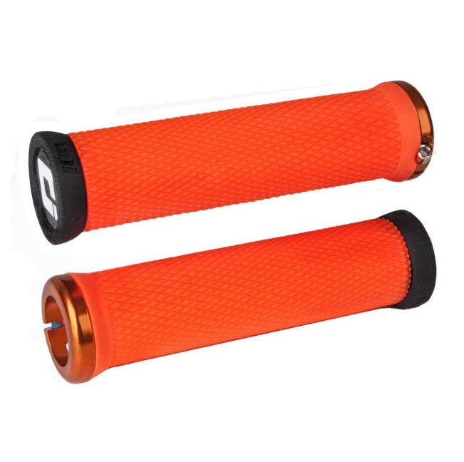 ODI ELITE MOTION V2.1 Lock-on 130 mm kahvat Oranssi