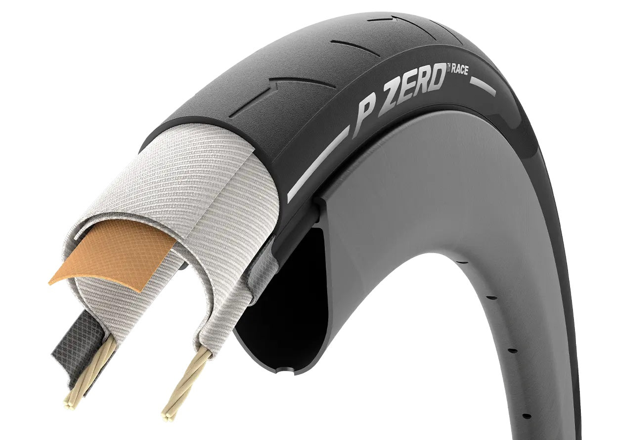 PIRELLI P ZERO RACE 700x26c TubeType vaaleanpunainen rengas