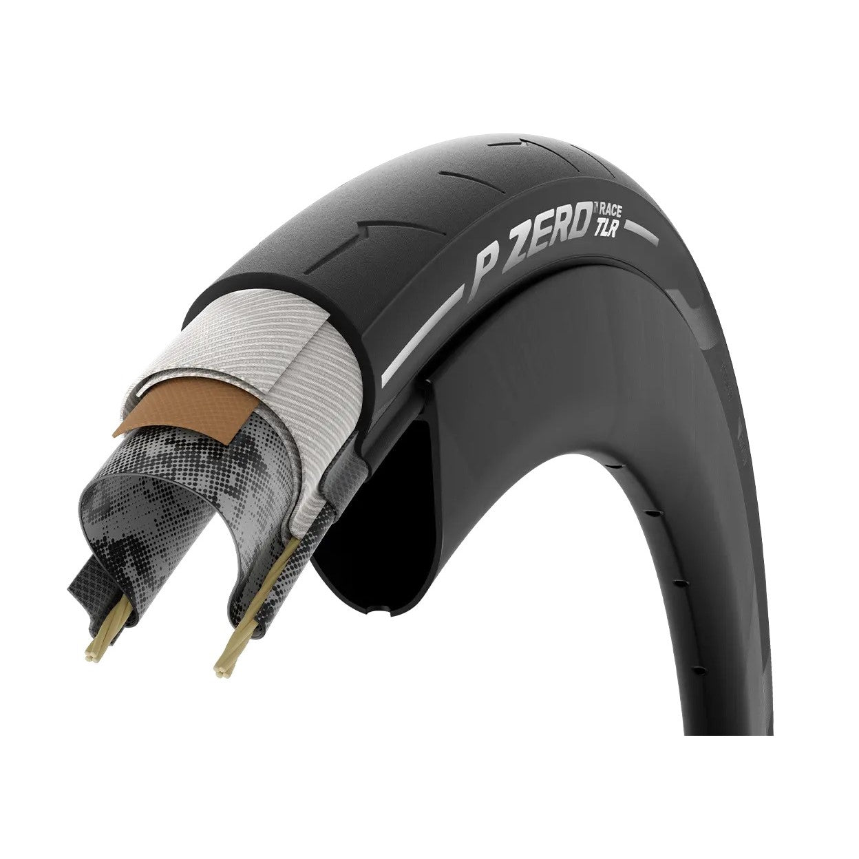 PIRELLI P ZERO RACE TLR 700x26c Tubeless Ready -rengas punainen