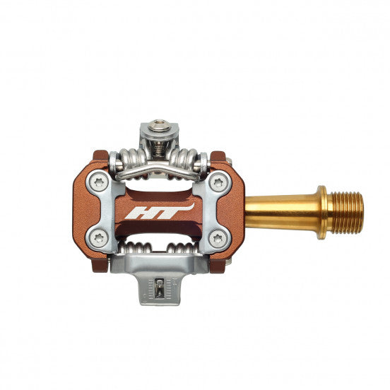 HT COMPONENTS M2 Titanium Bronze pedaalit