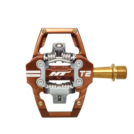 HT COMPONENTS T2 Titanium Bronze pedaalit