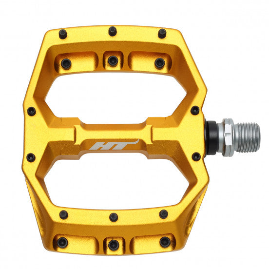 HT COMPONENTS Spider AF03 Gold litteät polkimet