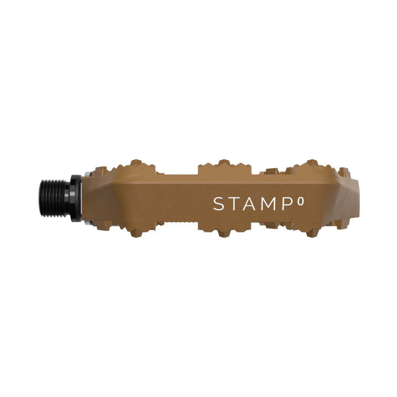 Litteät polkimet CRANKBROTHERS STAMP 0 Pieni ruskea