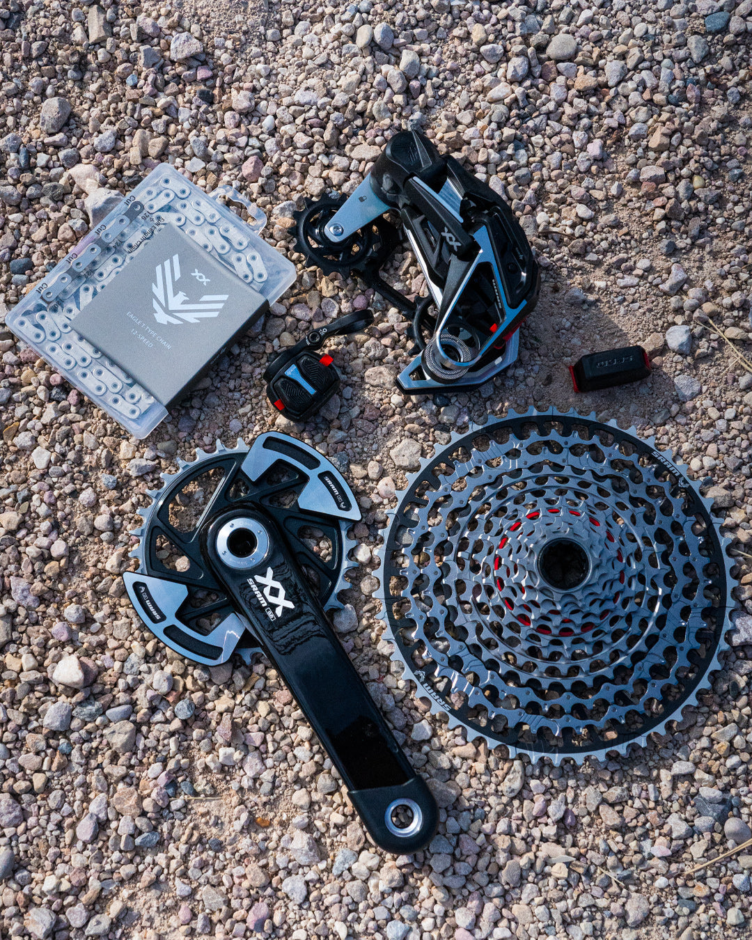 SRAM XX EAGLE T-TYPE AXS Q174 DUB WIDE 32-hampainen paketti 2-Guards 10/52