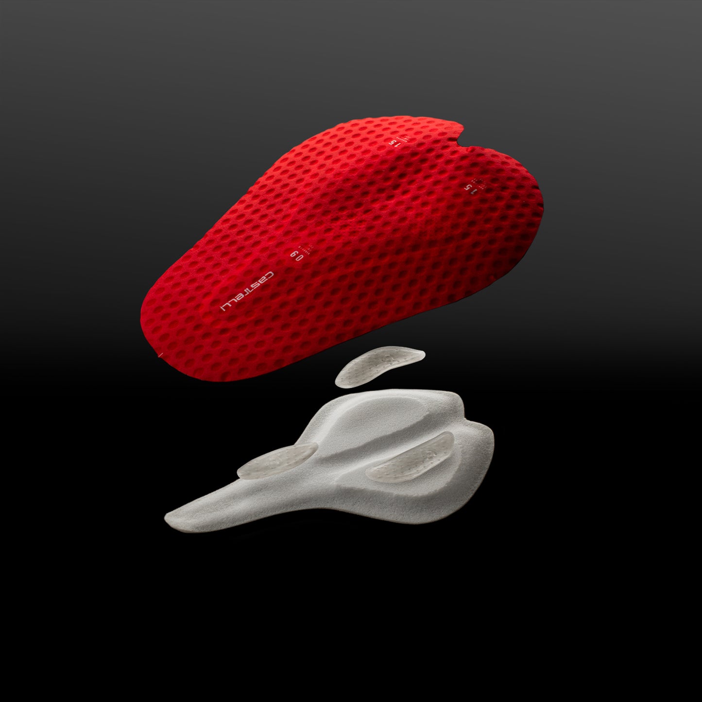 CASTELLI ESPRESSO Naisten shortsit, musta