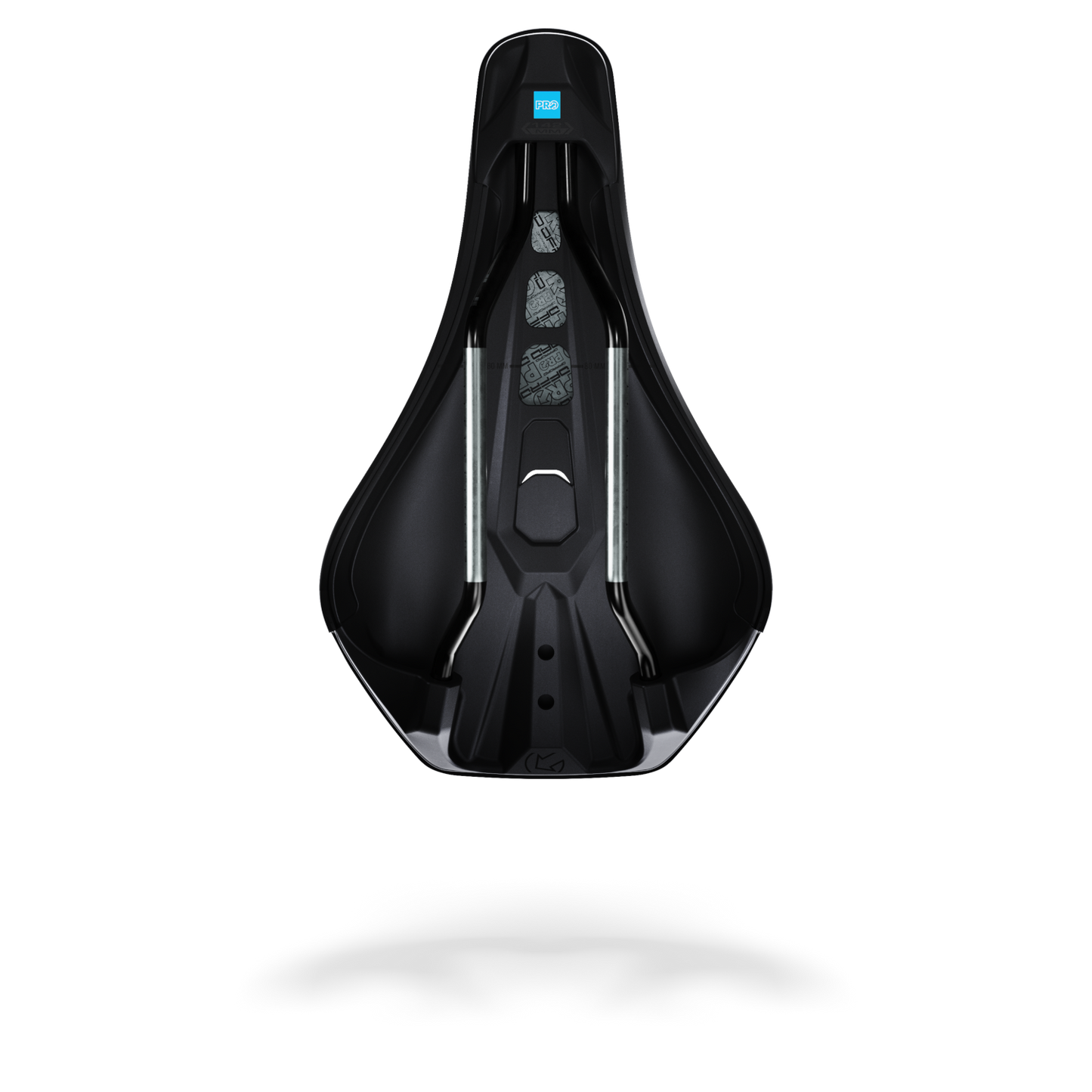 STEALTH OFFROAD PERFORMANCE 142mm PRO Satula ruostumattomasta teräksestä valmistetut kiskot musta