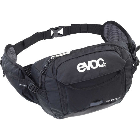 EVOC HIP PACK 3 L + 1,5 L vesipussi musta