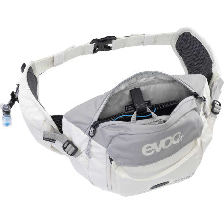 EVOC HIP PACK 3 L + 1,5 L vesipussi harmaa