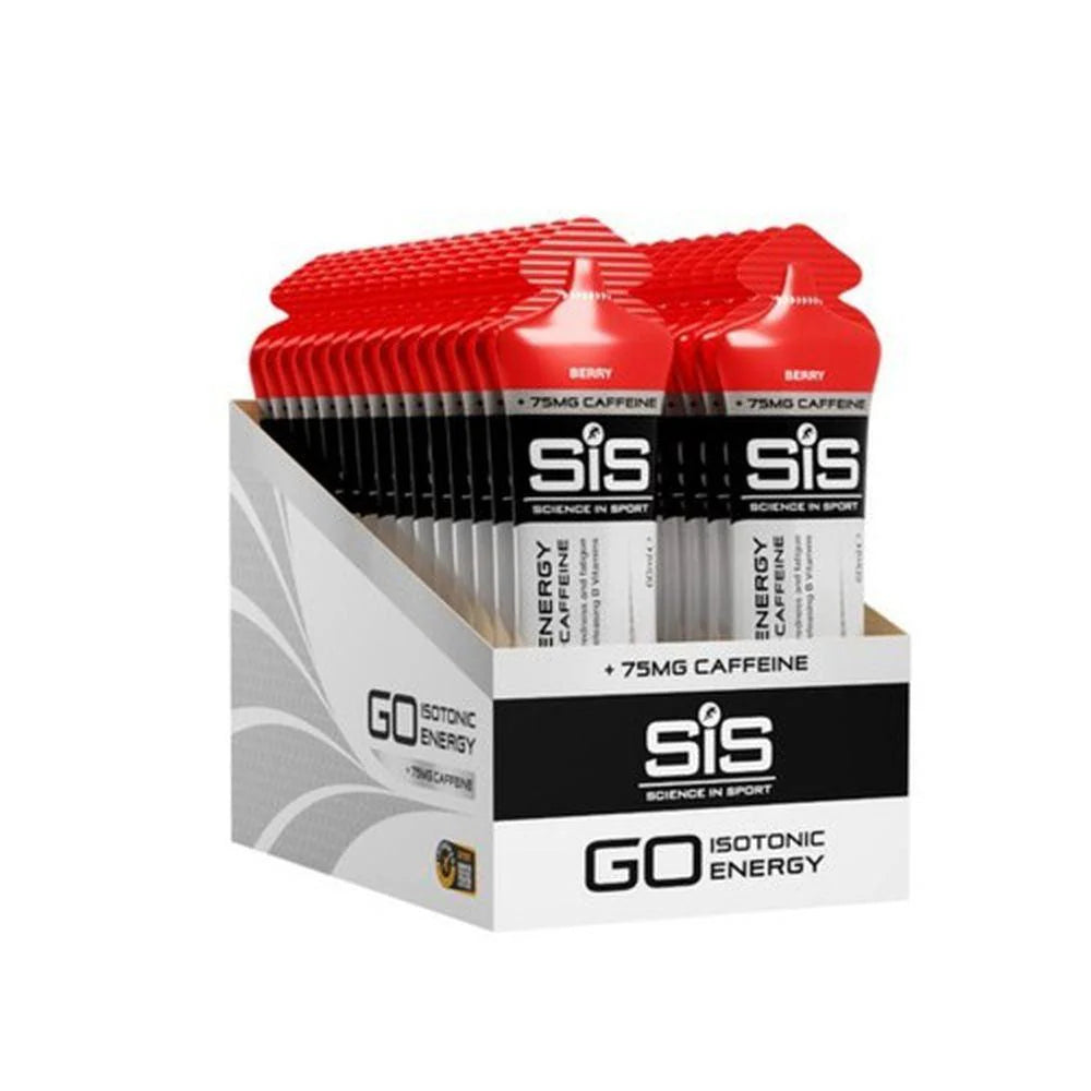 SIS GO ISOTONIC ENERGY kofeiinigeeli (60ml) Punaiset marjat