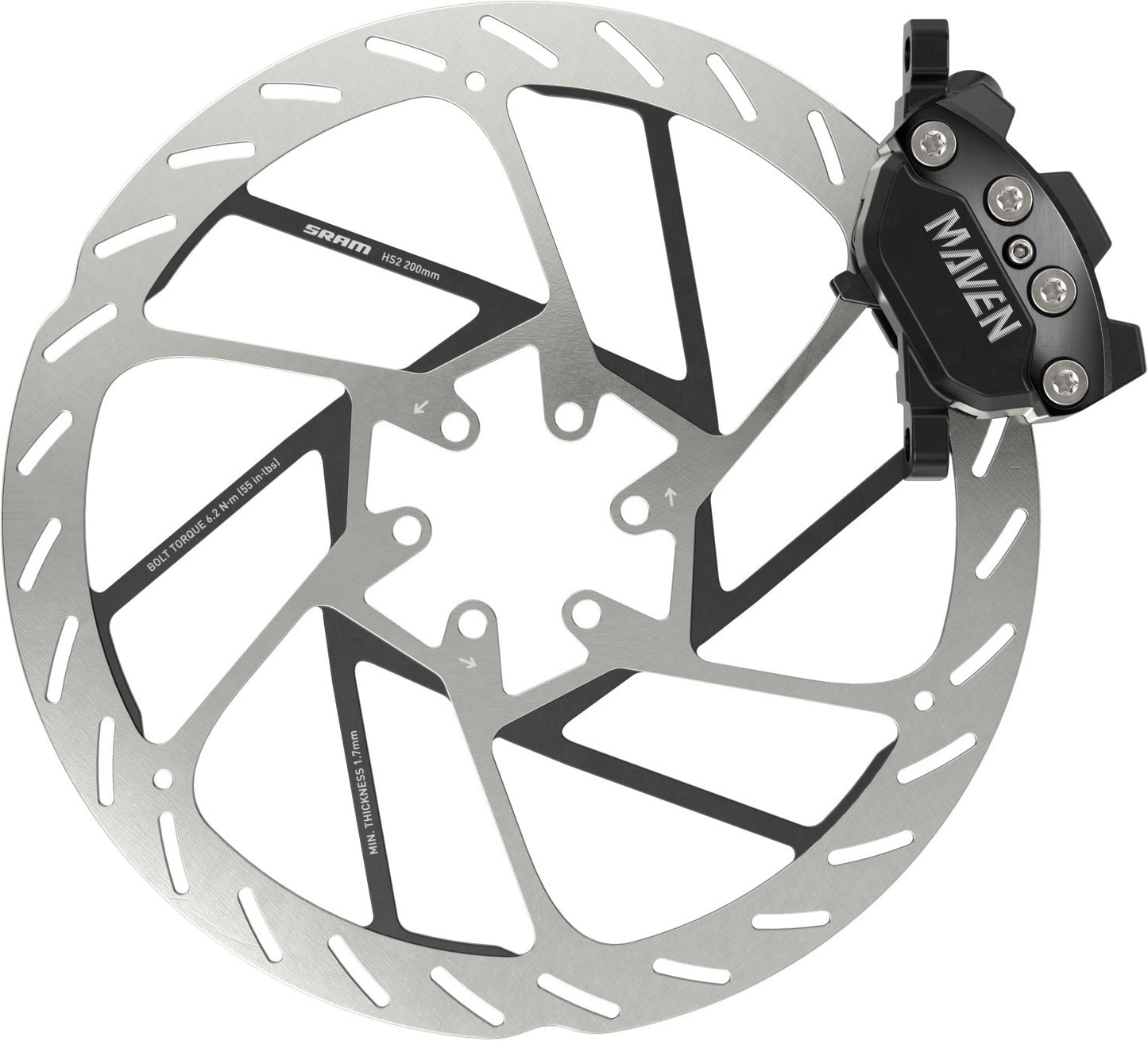SRAM MAVEN SILVER takajarru Musta