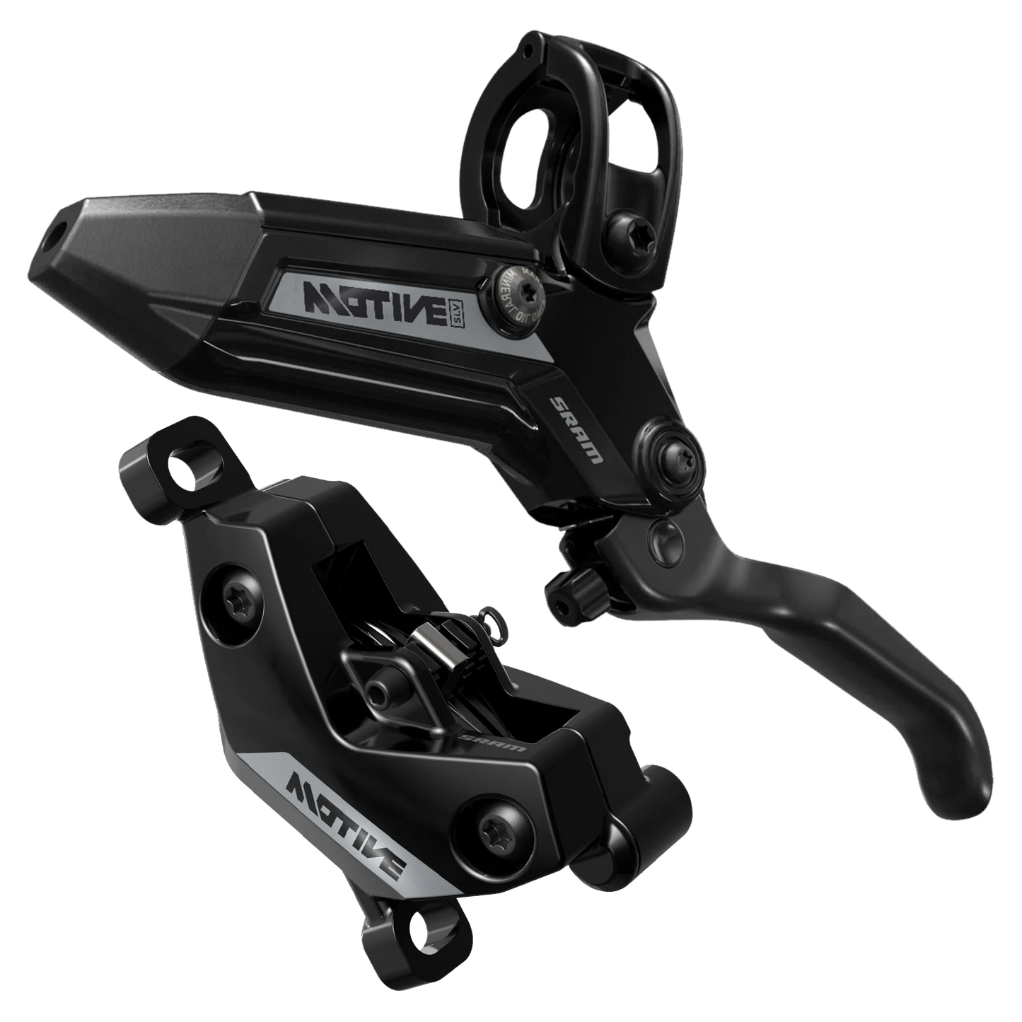 SRAM MOTIVE SILVER 950mm Discless etujarru musta