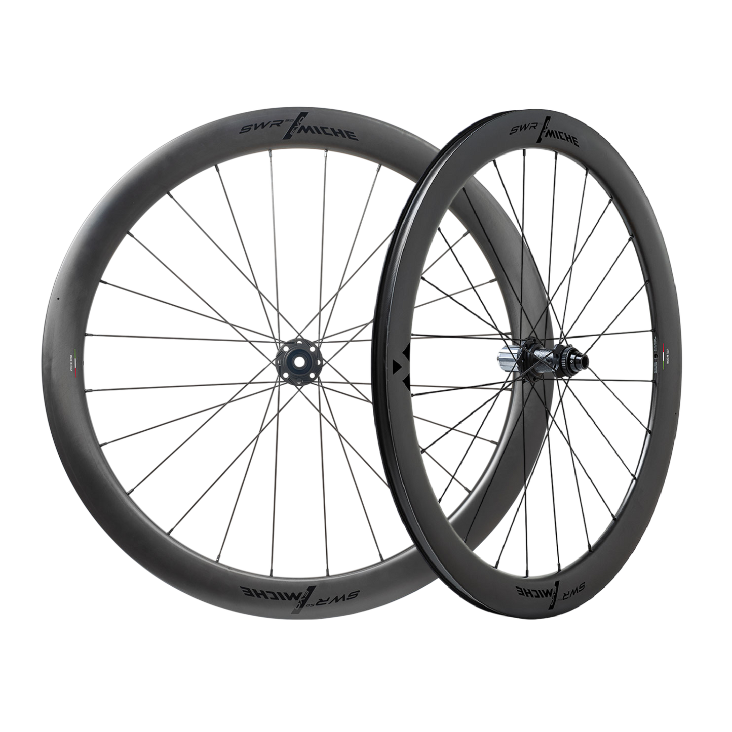 Pari MICHE SWR EVO 50 DISC Tubeless Ready -vanteita (keskuslukko)