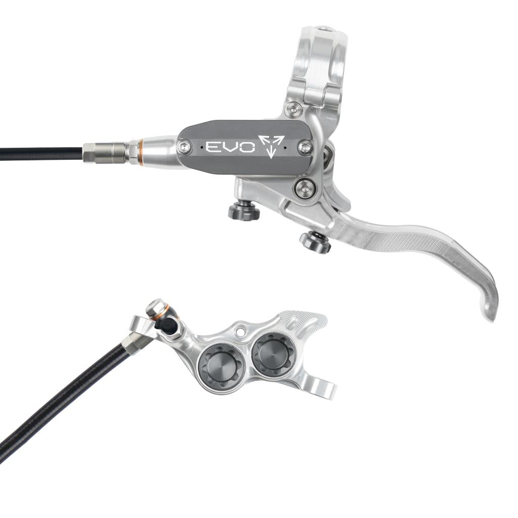 HOPE TECH 4 EVO TR4 hopea / savu Etujarrujen hopea / savu