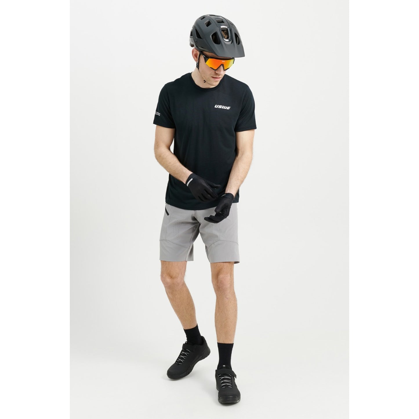 USWE HYBRID MTB Short Harmaa