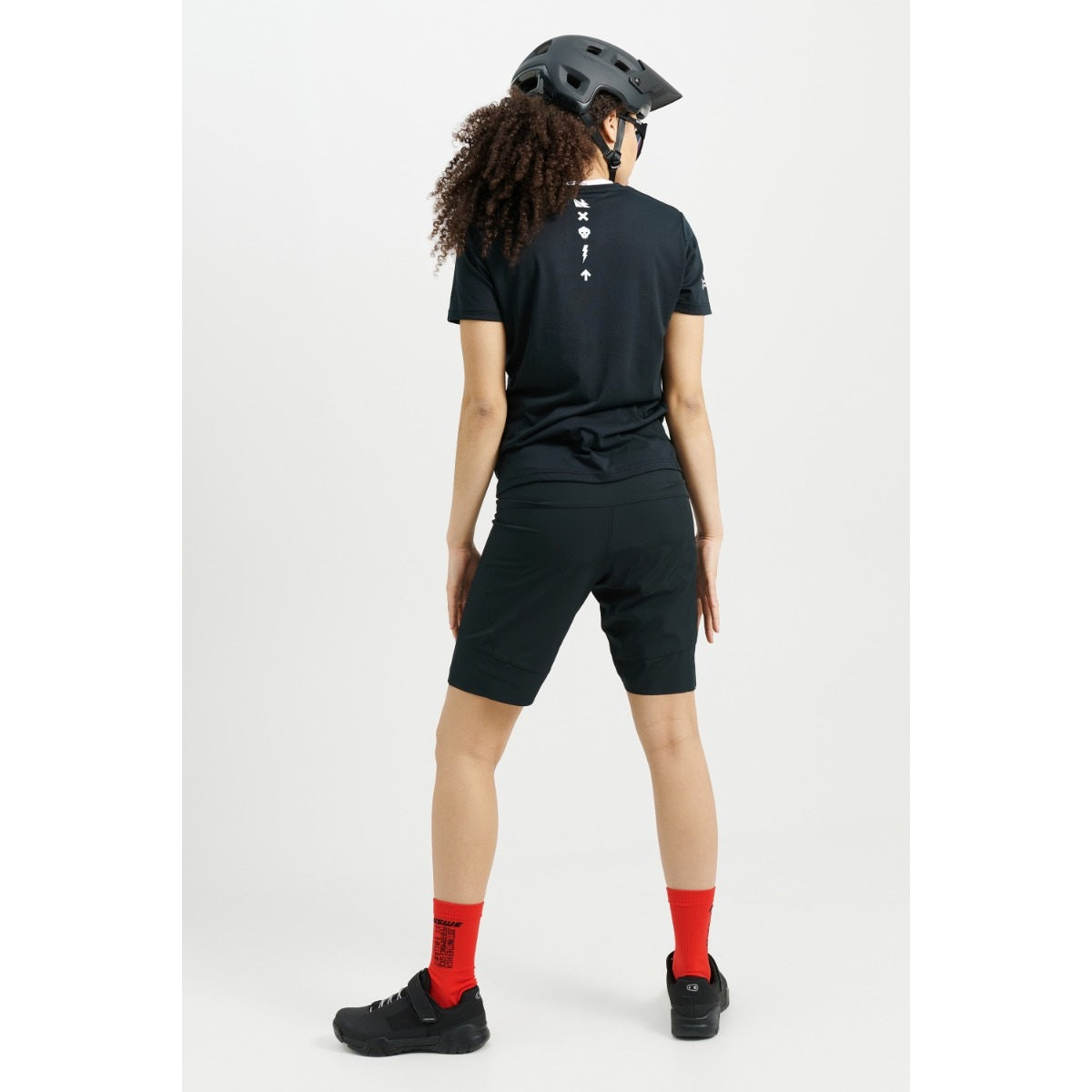 Naisten USWE HYBRID MTB Short Musta