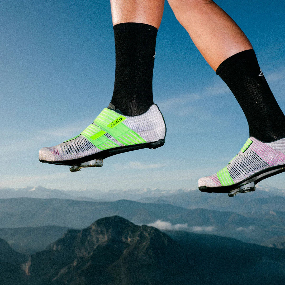 FIZIK VENTO POWERSTRAP R2 -maantiepyöräilykengät, violetti/vihreä