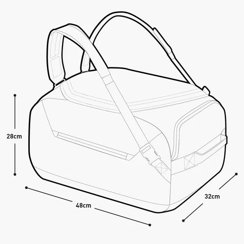 EVOC DUFFLE 40 L -matkalaukku, musta