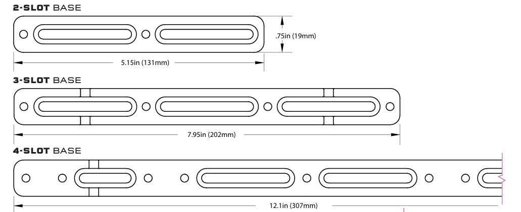 Wolf Tooth B-RAD 3-aukkoinen asennusalusta