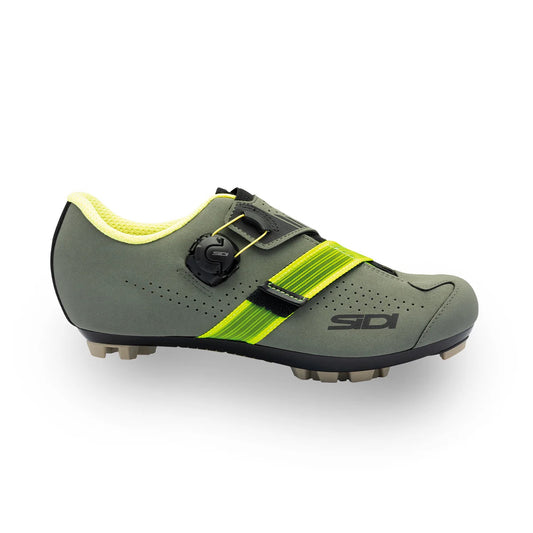 SIDI AERTIS MTB-kengät Military Green/Keltainen