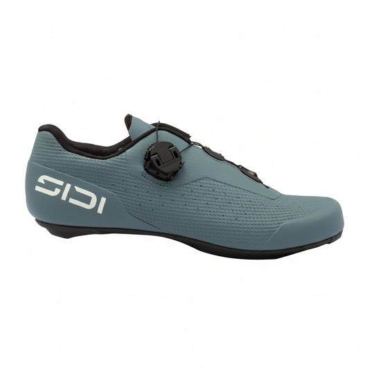 Sidi Fast 3 maantiekengät storm grey ja ice white, ulkoprofiilnäkymä