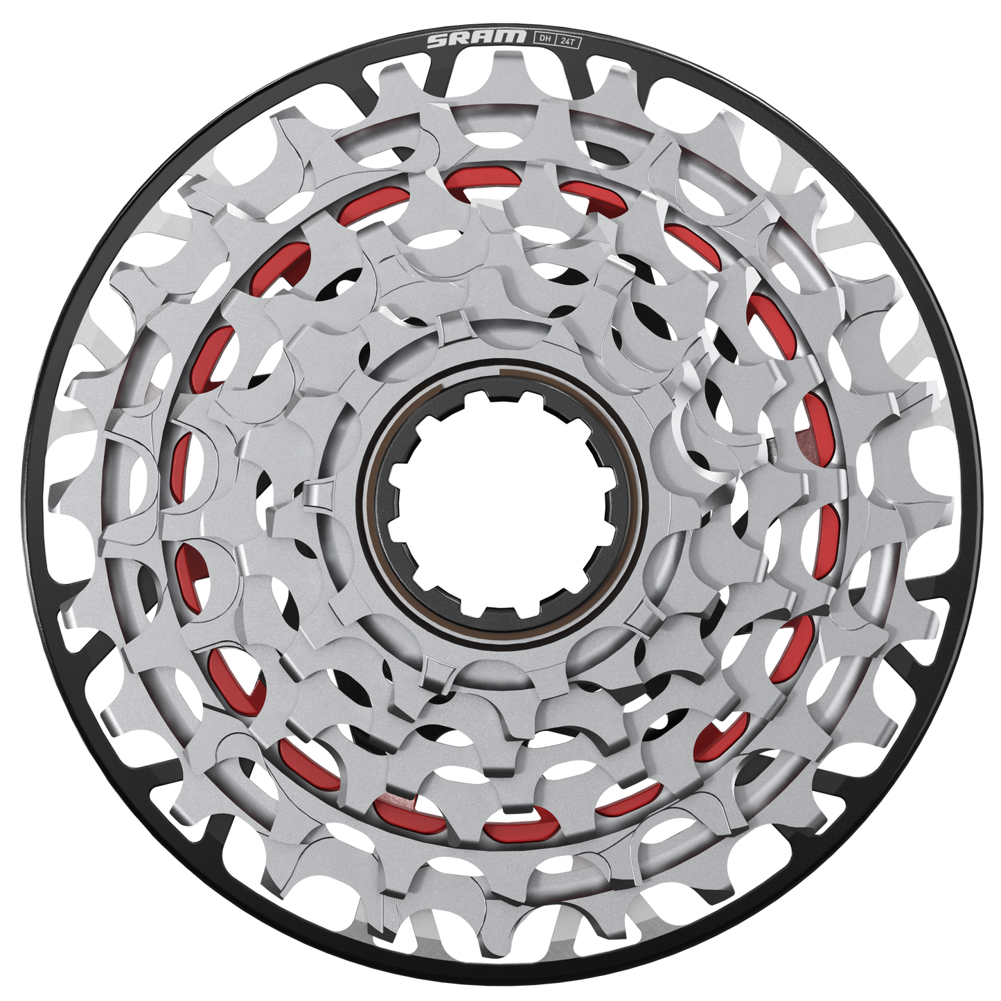SRAM XS-797 T-Type DH 7-vaihteinen kasetti XD Short Body -malliin