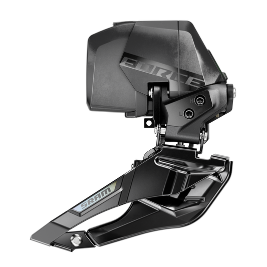 SRAM FORCE AXS E1 2x12V etuvaihtaja (ilman akkua) Braze On (kiinnitys)