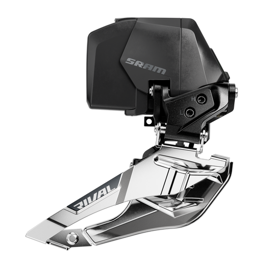 SRAM RIVAL AXS E1 2x12V etuvaihtaja (ilman akkua) Braze On (kiinnitys)