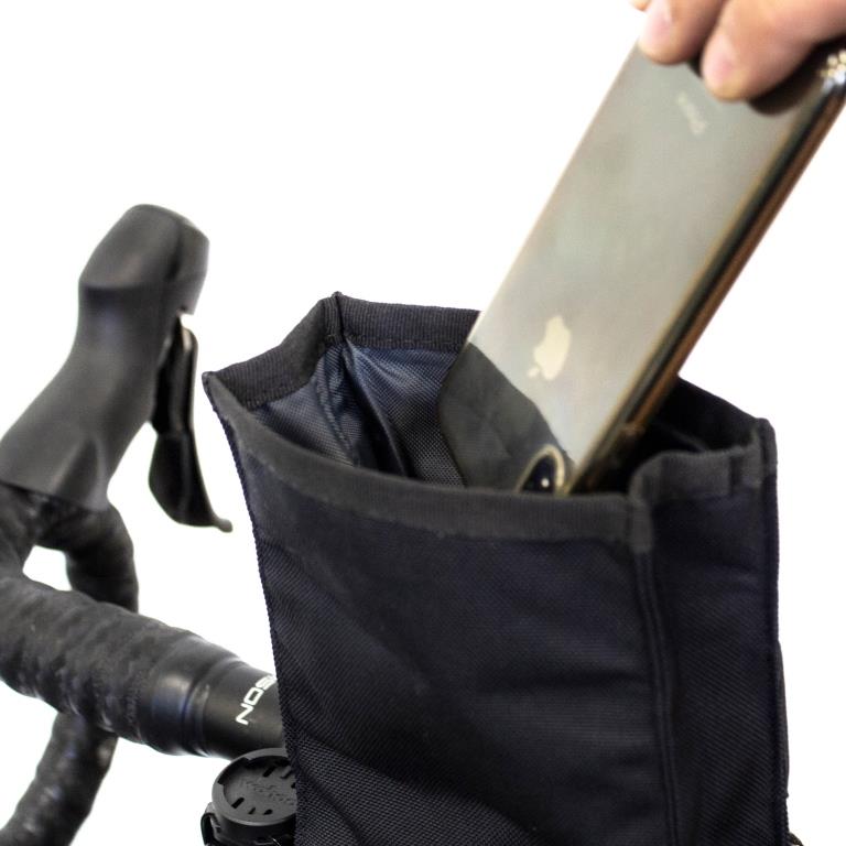 RESTRAP TECH BAG 1,2 l -ohjaustangon laukku, musta