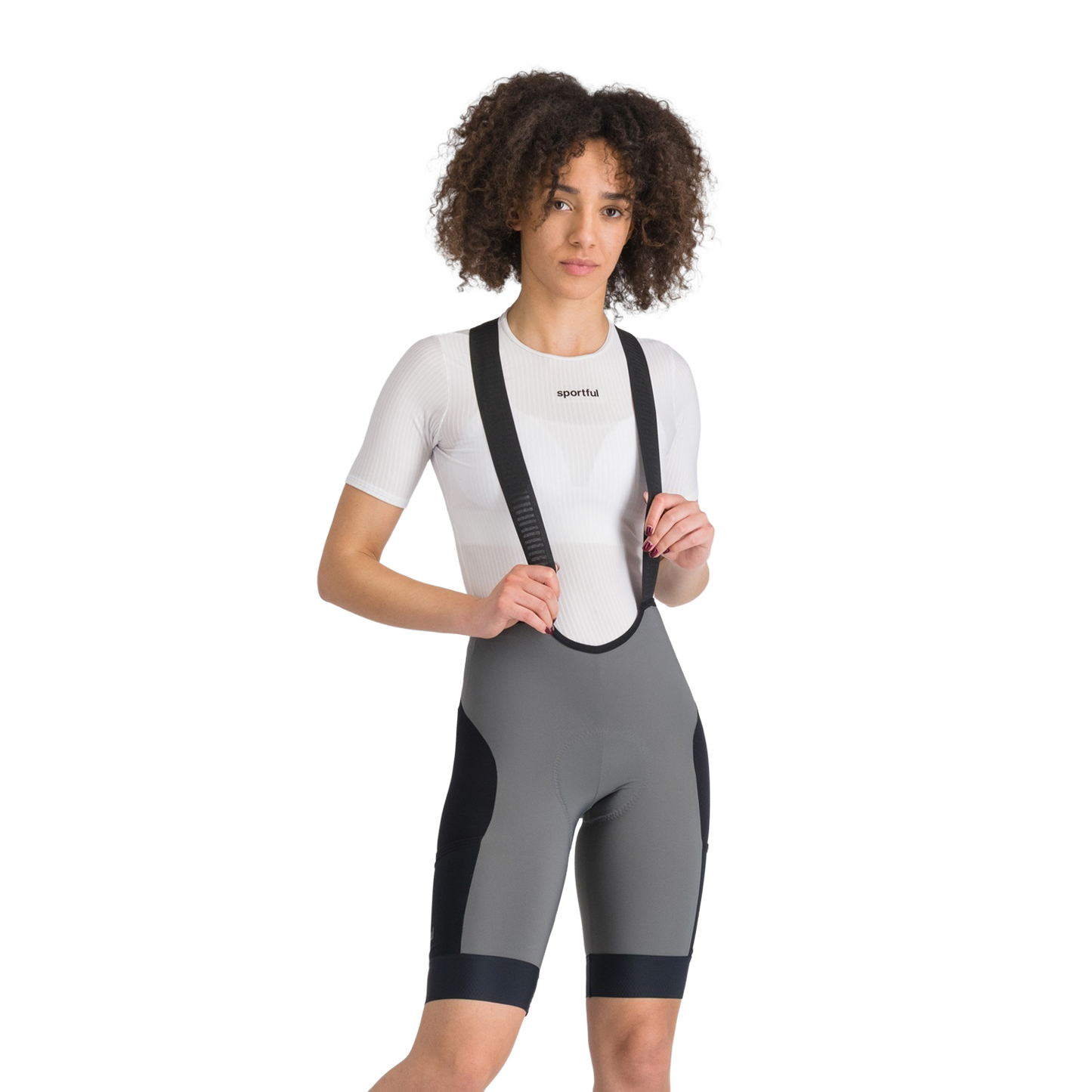 Naisten SPORTFUL SUPERGIARA 2 Bibshortit harmaa/musta