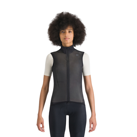 Naisten SPORTFUL LIGHT AIR hihaton takki musta