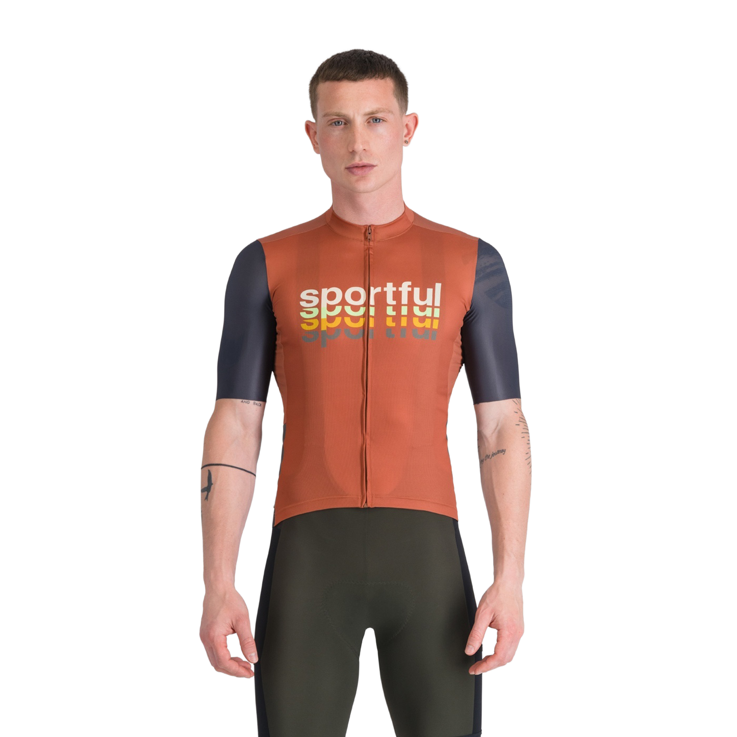 SPORTFUL SUPERGIARA 2 LOGO lyhythihainen trikoo oranssi