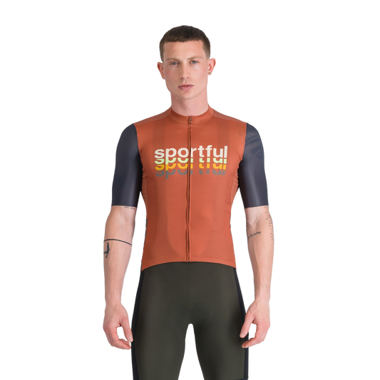 SPORTFUL SUPERGIARA 2 LOGO lyhythihainen trikoo oranssi