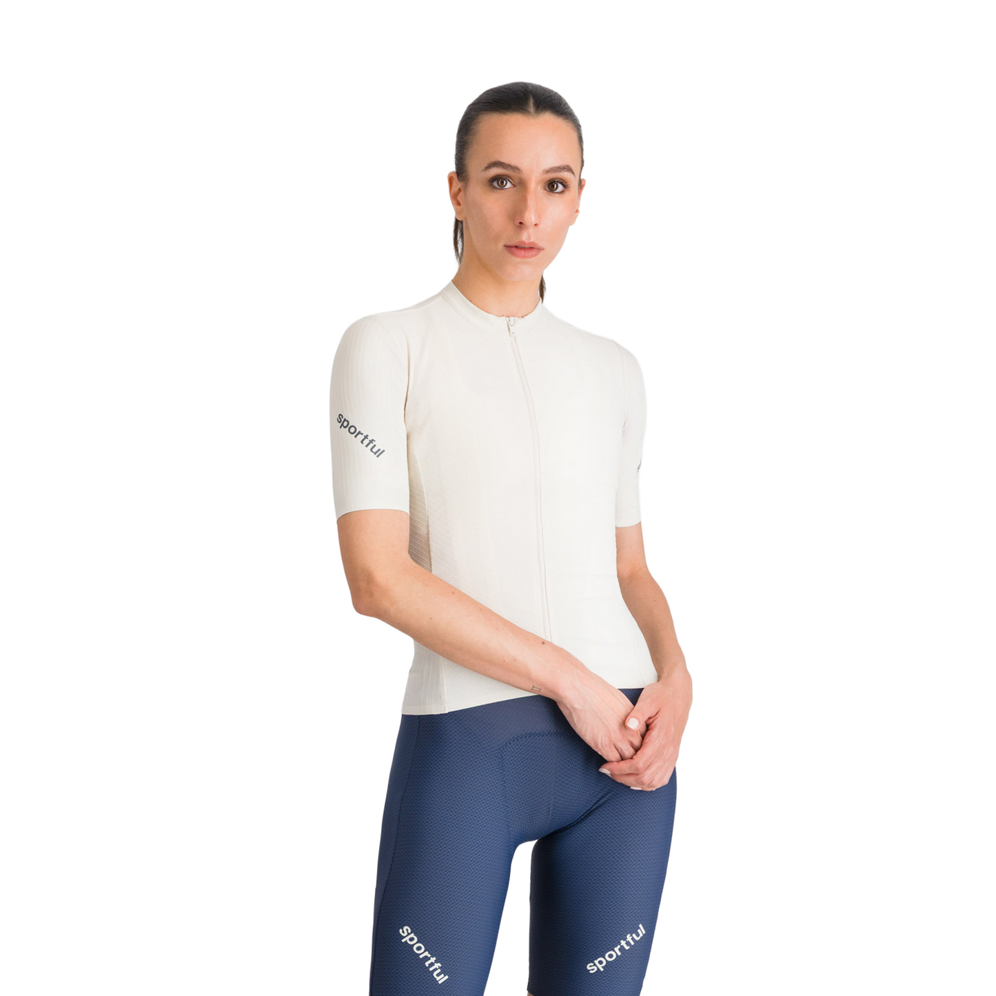 Naisten SPORTFUL HYPEREPIC Lyhythihainen Jersey Cream, kerma