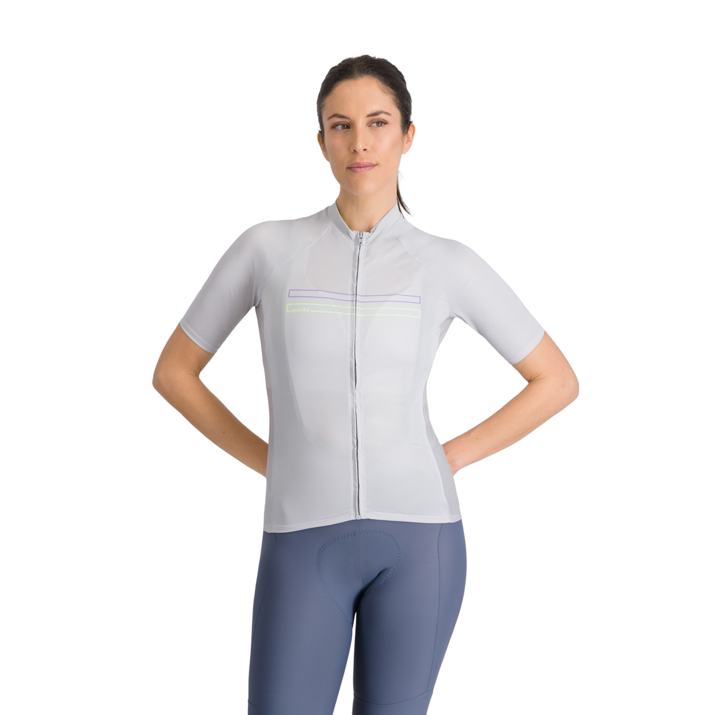 Naisten SPORTFUL STARLIGHT 2 lyhythihainen Jersey harmaa