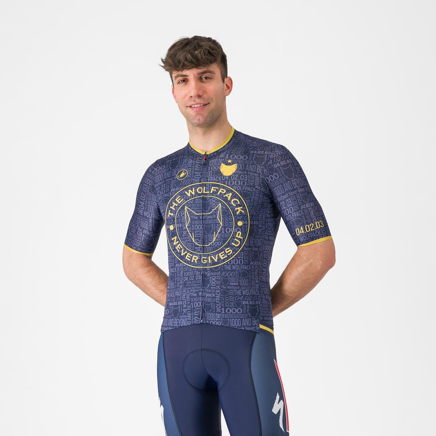 CASTELLI WOLFPACK 1000 VICTORY lyhythihainen trikoo Navy