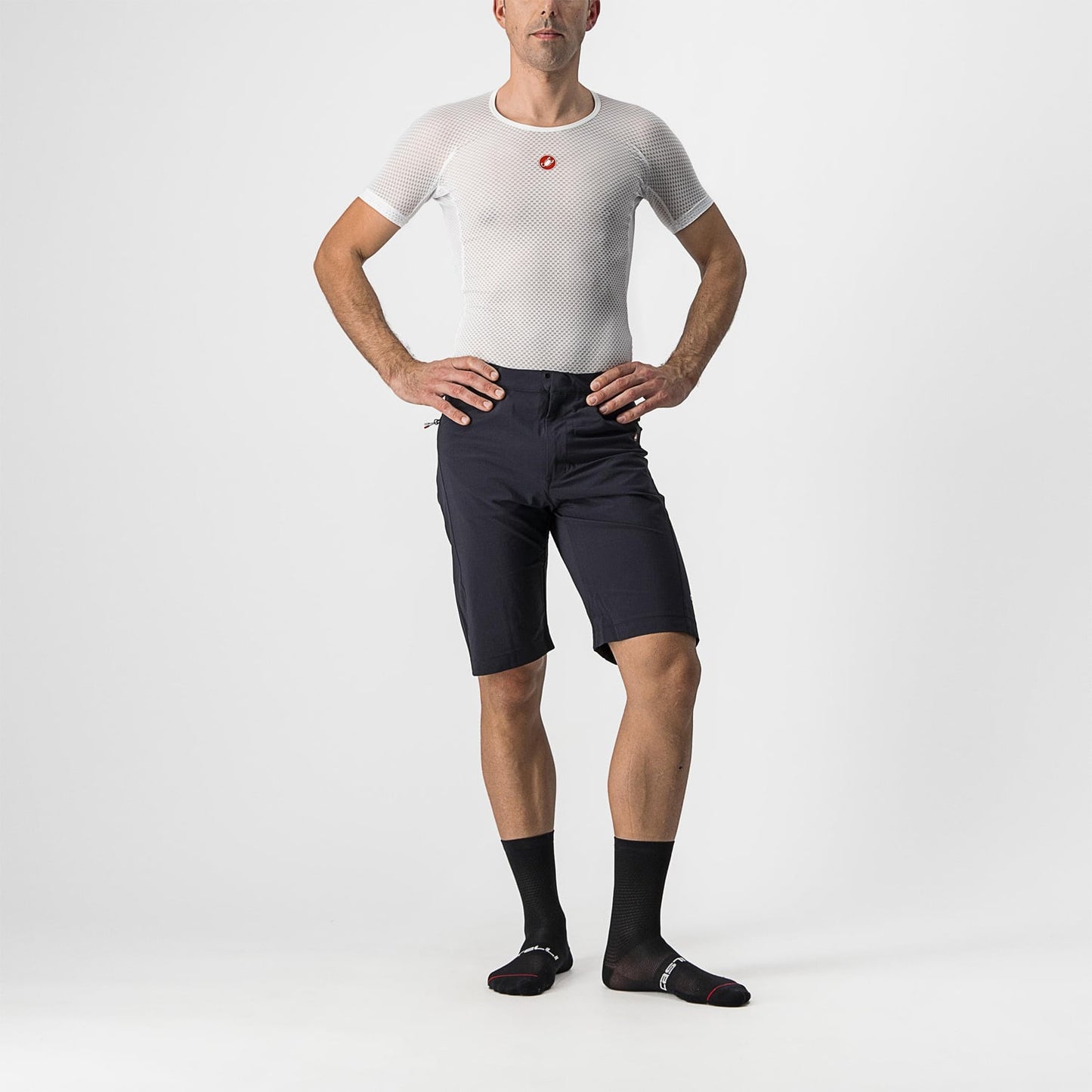 CASTELLI UNLIMITED BAGGY Shortsit Musta