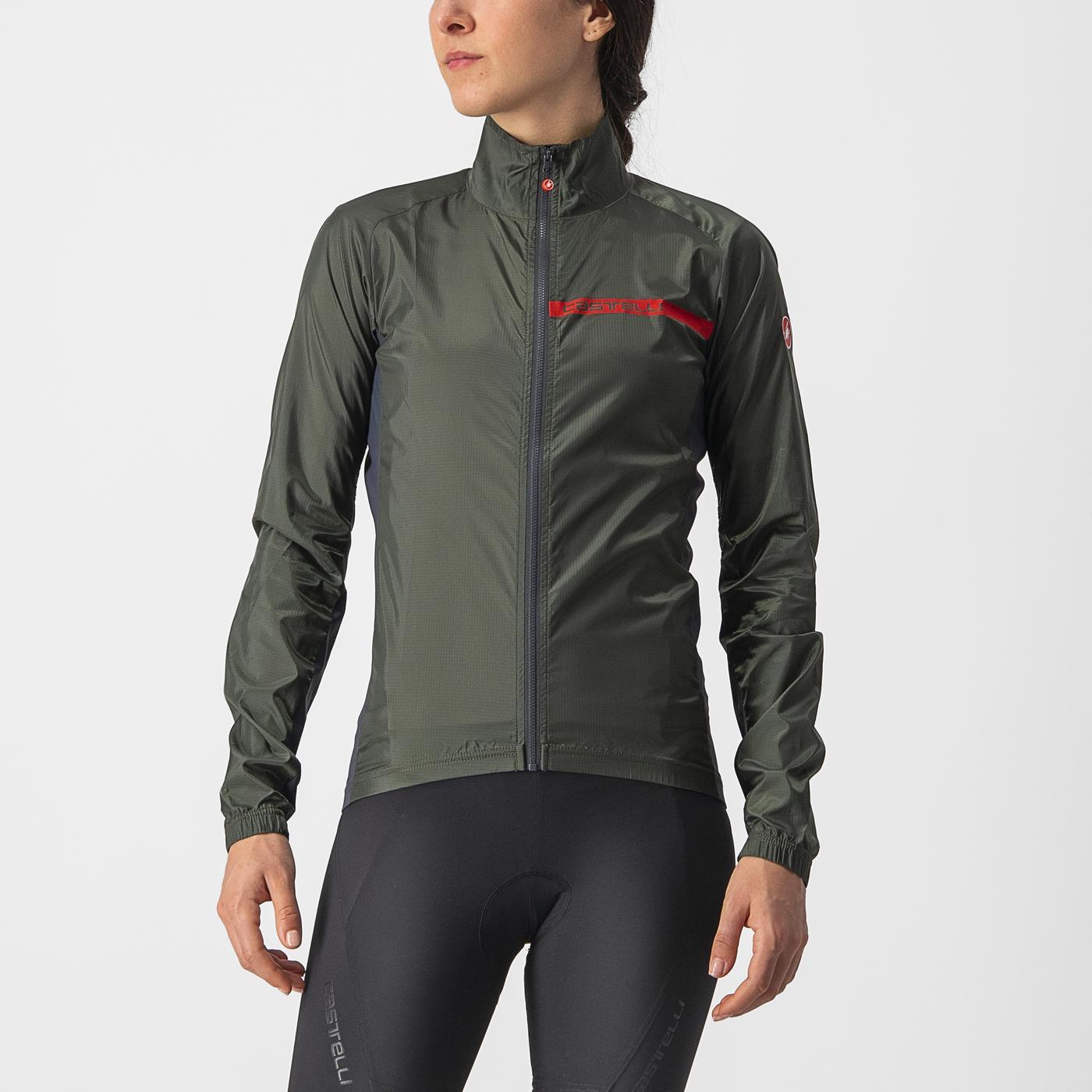 CASTELLI SQUADRA STRETCH takki naisten Khaki
