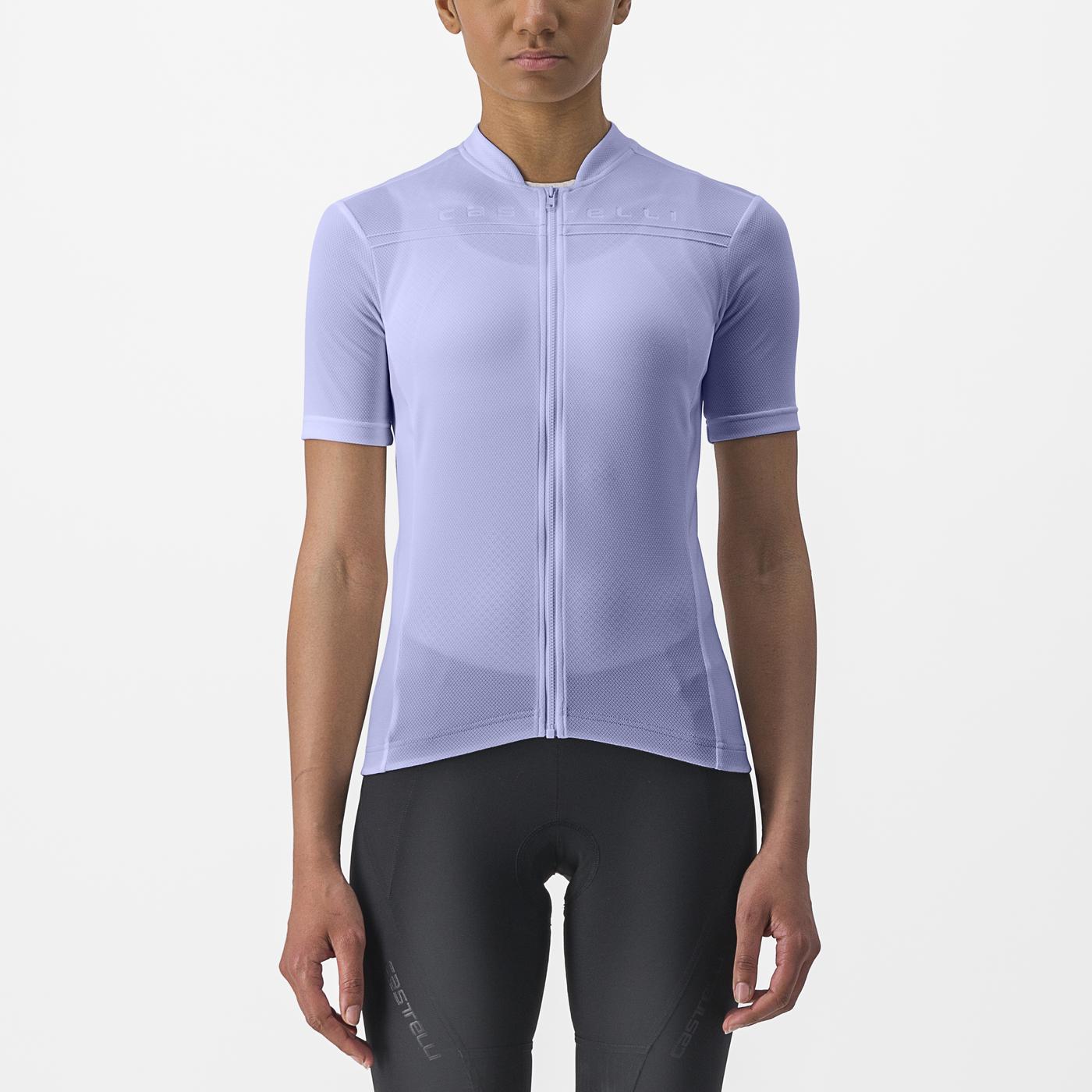 CASTELLI ANIMA 4 Naisten lyhythihainen Jersey Violetti