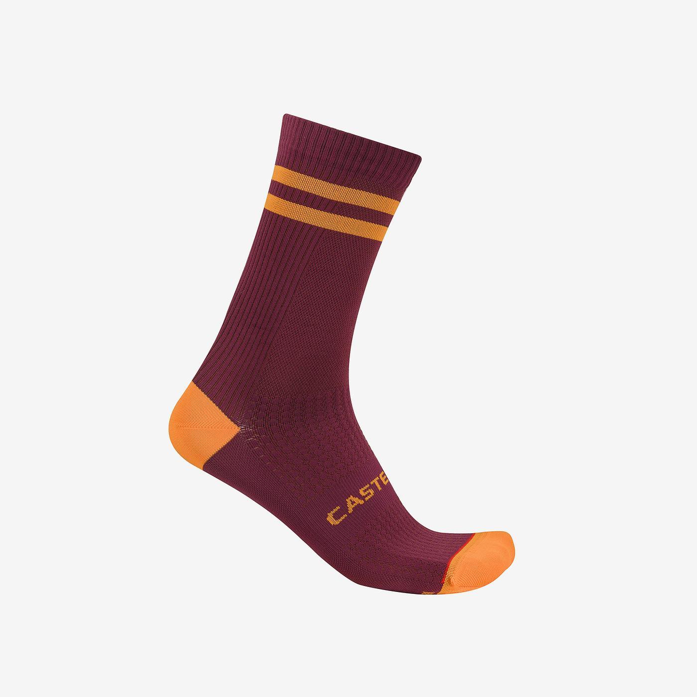 CASTELLI ORIGINALE 18 sukat Bordeaux/oranssi